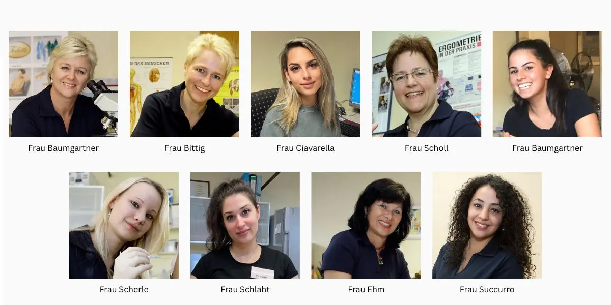 Das Team der Gemeinschaftspraxis in der Neuen Mitte